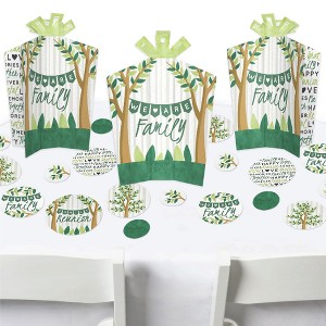 Big Dot of Happiness Family Tree Reunion - Family Gathering Party Decor and Confetti - Terrific Table Centerpiece Kit - Set of 30 - 1 of 4