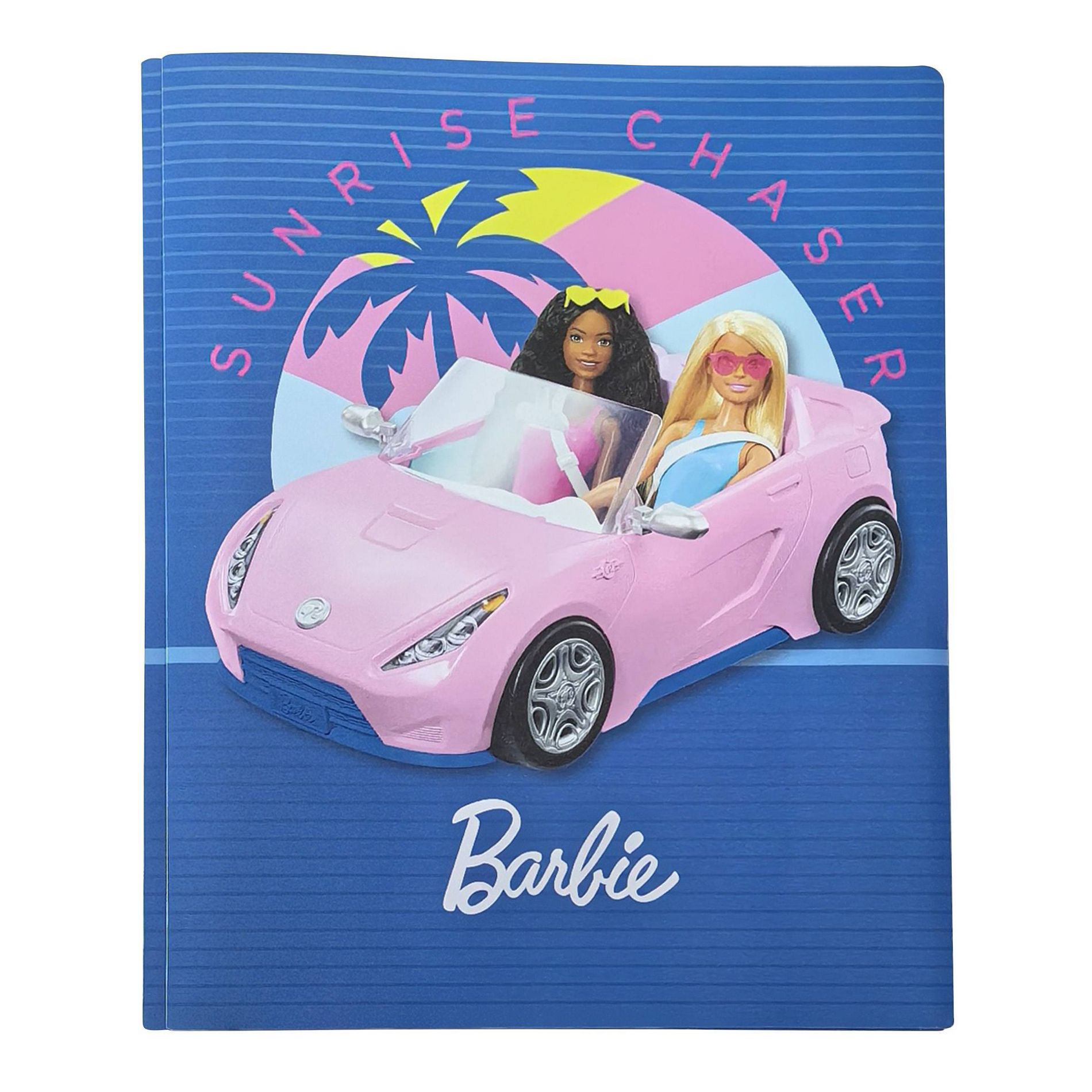 Barbie 3 Prong Poly Portfolio 2 Pocket Paper Folder, School Supplies