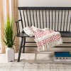 Sydney Fringe Throw Blanket - Orange/White - 50" x 60" - Safavieh. - 3 of 3
