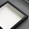 PosterPalooza | Square Shadow Box 3/4" Depth Black Picture Frame - UV Acrylic, Backing, Hanging Hardware - 3 of 4