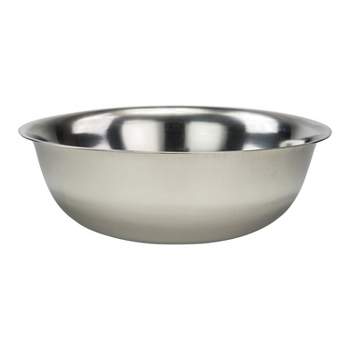 Winco All-Purpose True Capacity Mixing Bowl, Stainless Steel