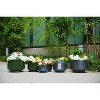 SpassWay 15" Dia Outdoor Indoor Ceramic Planter Pot Decorative Planter with Drainage Hole Patio Flower Pot - 4 of 4