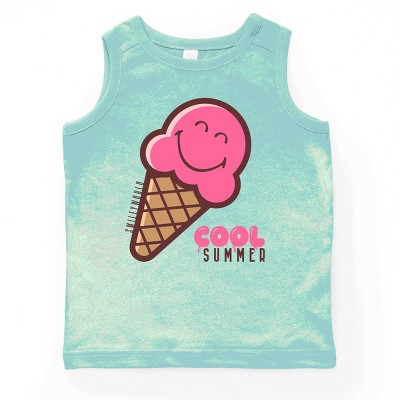 The Juniper Shop SmileyWorld Cool Summer Ice Cream Pink Youth Tank Top