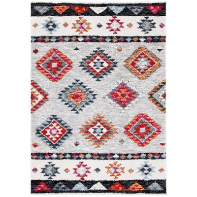 Adirondack Adr245 Power Loomed Area Rug Grey Red 4 X6 Safavieh   GUEST F1077f6f D8a2 45f5 871d Df3b34ba13d8