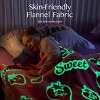 Glow in the Dark Blanket for Girls Boys Soft Gift Toy Throw Oversized Plush Soft and Cozy Warm Fleece Blanket Birthday Christmas Kids Room Decor - 4 of 4