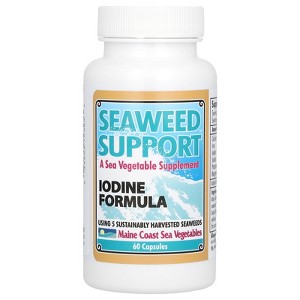 Maine Coast Sea Vegetables Seaweed Support, Iodine Formula, 60 Capsules - 1 of 4