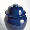 Plum & Post Koa Wide Lidded Ginger Jar - Navy Ceramic - Large Size - 4 of 4