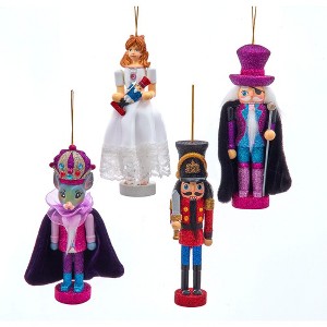Kurt Adler 6-Inch Hollywood Nutcracker Suite 4-Piece Ornament Set - 1 of 4