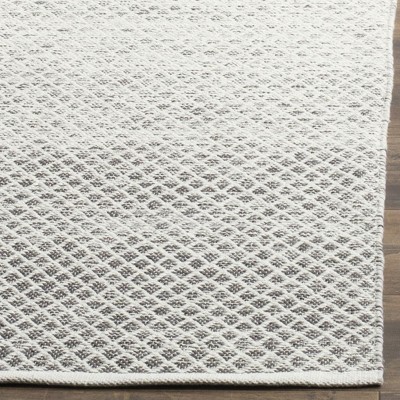 Coastal Charm Orange Wool-Viscose 6' x 9' Hand-Woven Area Rug