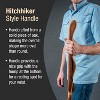 Brazos Handcrafted Wood Walking Stick, Twisted Oak, Hitchhiker Style Handle, for Men & Women, Made in The USA - 4 of 4