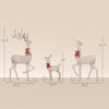 Aghana Digitals Gold Lighted Reindeer Family Set: 3-Piece Outdoor Christmas Decor with 283 Warm - 2 of 4