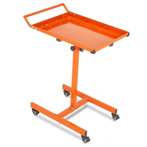 Heavy-Duty Mobile Workbench with Locking Drawer & Casters - Adjustable Height Tool Cart, 220LBS Load Capacity for Garage, Workshop & DIY - 1 of 4