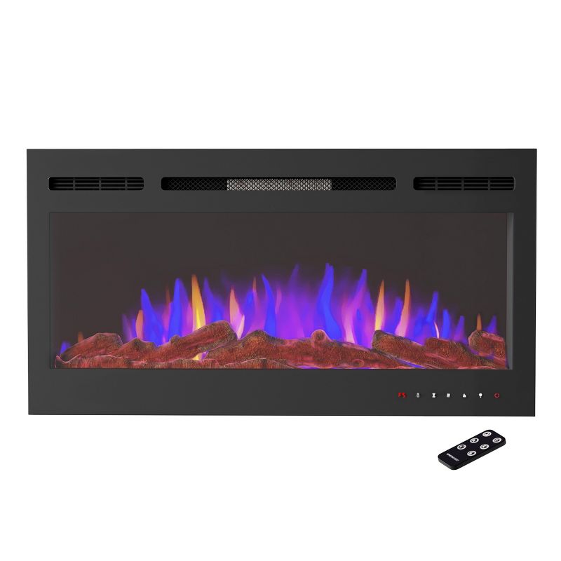 Northwest Wall-Mount Electric Fireplace with Front Vent, 1 of 10