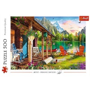 Trefl Cabin in the Mountains Jigsaw Puzzle - 500pc - 1 of 3