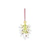 Disney Enesco Faceted Acrylic Mistletoe Kisses Christmas Ornament - 2 of 3
