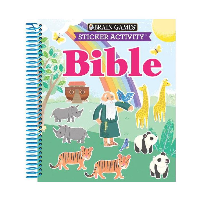 Brain Games - Sticker Activity: Bible (for Kids Ages 3-6) - (Spiral Bound), 1 of 2