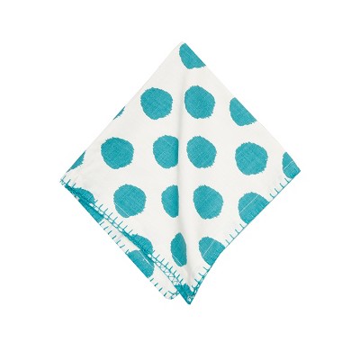 carol & frank Dot Lagoon Napkin Set of 4