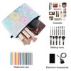 Generic Makeup Bag 3 Styles Portable Travel Cosmetic Bag for Women Flower Patterns Small Toiletry Bag Sloth Gifts for Women - 3 of 4