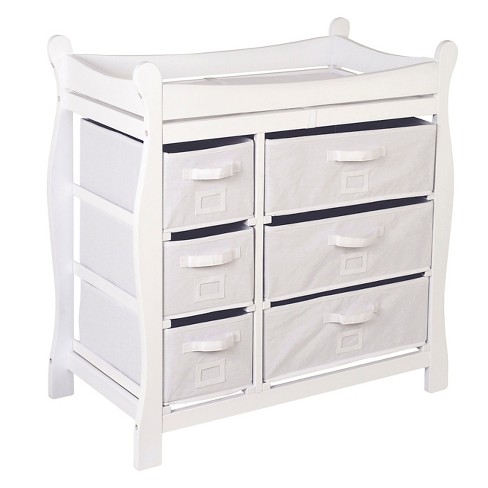 Badger Basket Baby Changing Table White Target