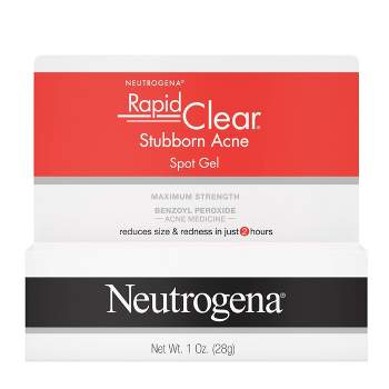 Neutrogena Rapid Clear Stubborn Acne Spot Treatment Gel with Maximum Strength for Acne Prone Skin - 1 oz