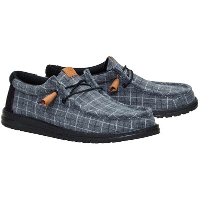HEYDUDE Wally Plaid Corduroy , Black, 14 — фото 2