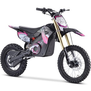MotoTec 48v Pro Electric Dirt Bike 1500w Lithium Red - 1 of 4