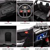 24V Kids Ride-On UTV Car with Remote Control, Spring Suspension, LED Lights, Music & USB, Metal Frame Battery Powered Electric Vehicle Toy - 4 of 4