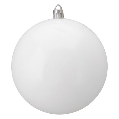 Northlight 4" Shatterproof Shiny Christmas Ball Ornament - White