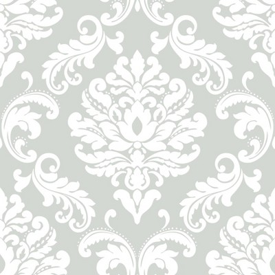 NuWallpaper Ariel Gray Peel & Stick Wallpaper Light Gray