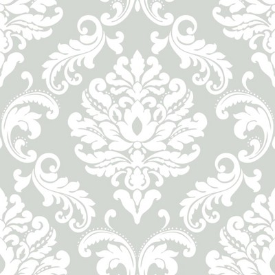 NuWallpaper Ariel Gray Peel & Stick Wallpaper Light Gray