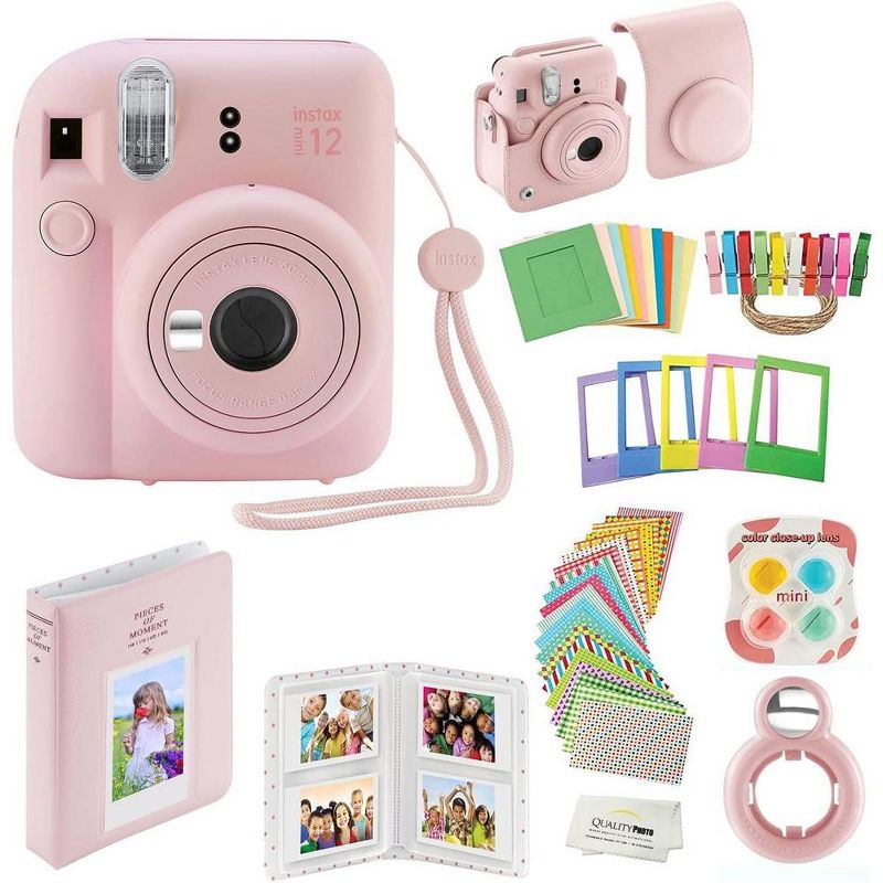 Fujifilm Instax Mini 12 Instant Camera with Case Decoration Stickers Frames Photo Album and More Accessory kit, 1 of 9