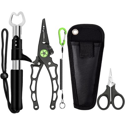 Probe Hues Fishing Pliers 5-Piece Tool Kit with Hook Remover