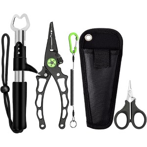 Probe Hues Fishing Pliers 5-Piece Tool Kit with Hook Remover - 1 of 3
