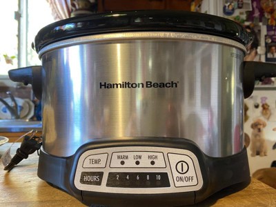 Hamilton Beach 33443 4 Quart Programmable Slow Cooker 