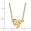 Black Bow Jewelry 14k Yellow Gold Georgia Tech Yellow Jackets NCAA Necklace 18 Inch - 2 of 4