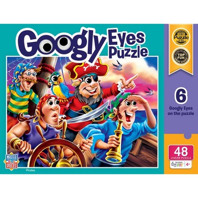 MasterPieces Puzzles Collection -  Pirates Googly Eye 48 Piece Right Fit Jigsaw Puzzle