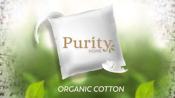 Organic Cotton Percale Pillowcase Set - Purity Home, 2 of 11, play video