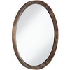 Uttermost Tortin Round Vanity Decorative Wall Mirror Rustic Hammered Jagged Metal Frame 34" Wide for Bathroom Bedroom Living Room Office Home Entryway - 4 of 4