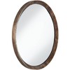 Uttermost Tortin Round Vanity Decorative Wall Mirror Rustic Hammered ...