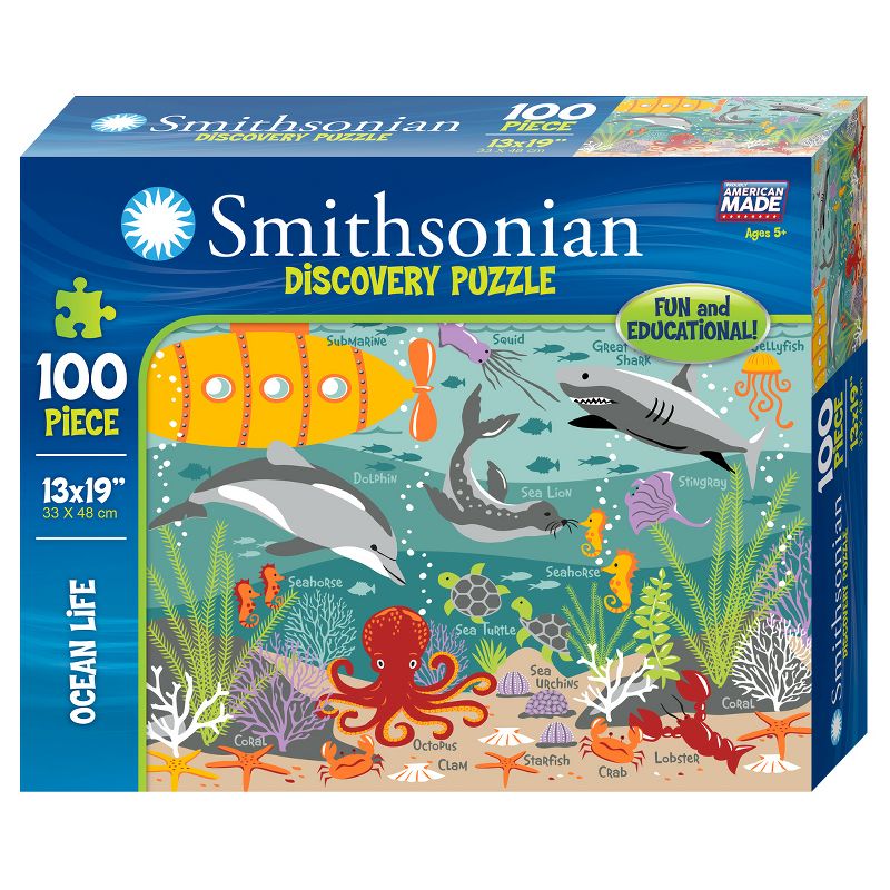 Ocean Life Puzzle 100pc, 1 of 4
