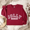 Simply Sage Market Women's Graphic Sweatshirt Jolly Teacher Varsity - 3 of 4