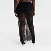 KBB by KAHLANA Women's 'The Illusion Lace Midi Skirt' - Black - 2 of 3