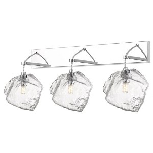 Access Lighting Boulder 3 - Light Vanity in  Mirrored Stainless Steel - 1 of 1