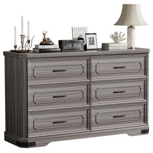 Farmhouse 52'' W 6 Drawer Double Dresser for Bedroom - 1 of 1