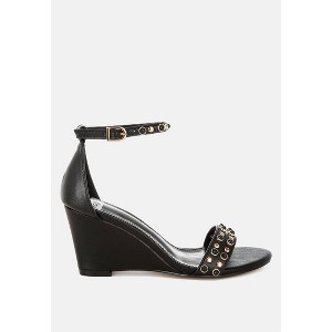 Nidara Studs Embellished Genuine Leather  Sandals Women - 1 of 4