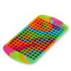 Host Mini Ice Cube Tray, Makes 160 Cubes, Durable Silicone Trays, Perfect for Cocktails, Whiskey, Margarita, Iced Coffee, Set of 1, Colored Marble - 3 of 4