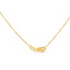 Pompeii3 14k Yellow Gold Garnet Station Necklace By The Yard Design 18" - 4 of 4