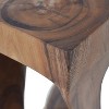 Steve Silver Co. Solana Accent Side Table Natural: Carved Acacia Wood, No Assembly - 2 of 4