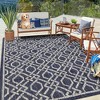 Outdoor Rug Modern Geometric Indoor Outdoor Area Rug Easy Cleaning for Patio Backyard Balcony Living Room Bedroom - 2 of 4
