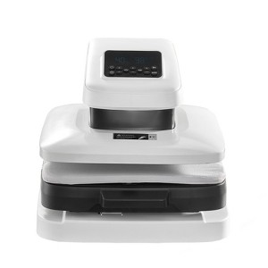 VEVOR Auto Heat Press Machine, 15 x 15 inch, T-Shirt Press Machine with Auto Release and Adjustable Pressure, Digital Display, Rapid Heating, White - 1 of 4